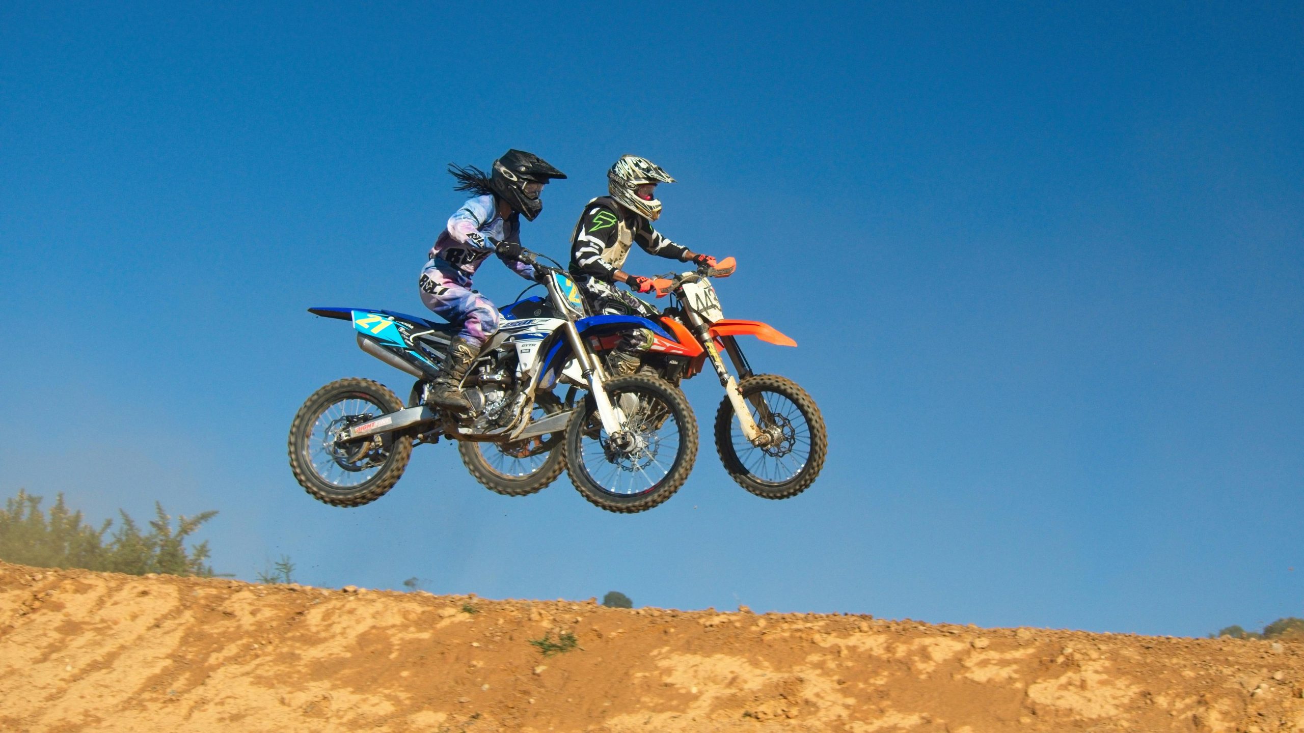Puissance échappement dirt bike