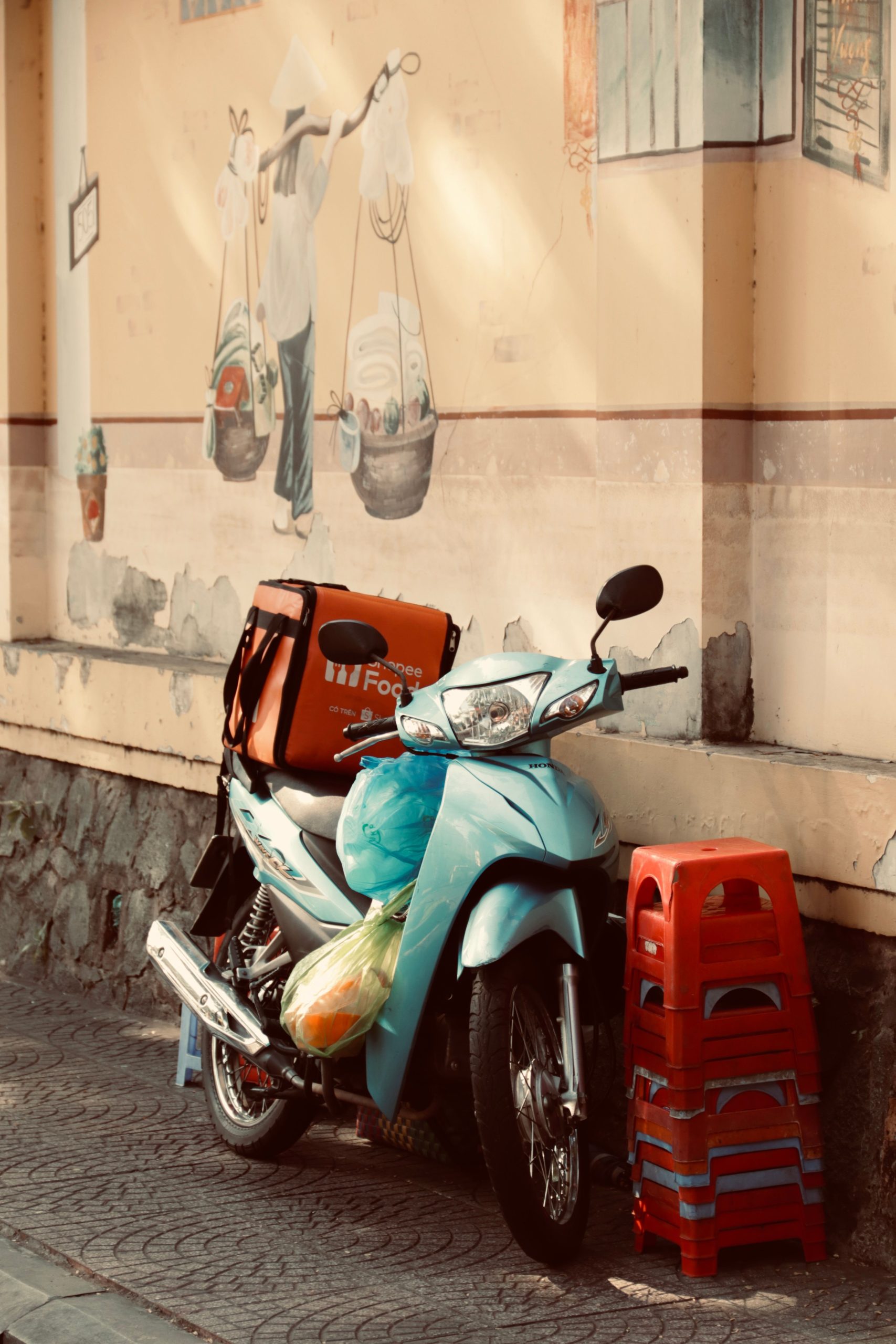 Isolation thermique caisse livraison moto