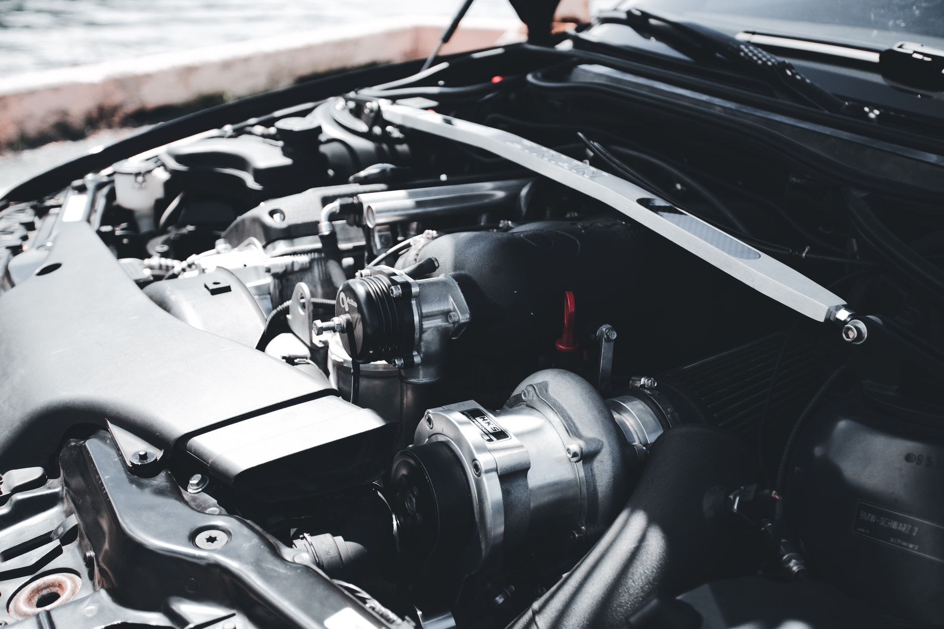 Composants moteur d un vehicule mild hybrid
