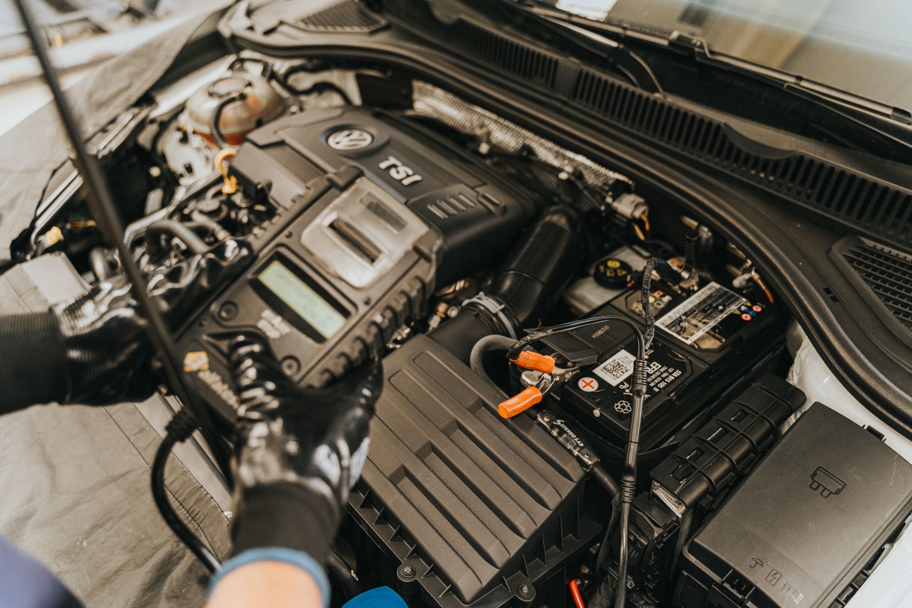 Diagnostic électronique du moteur en atelier