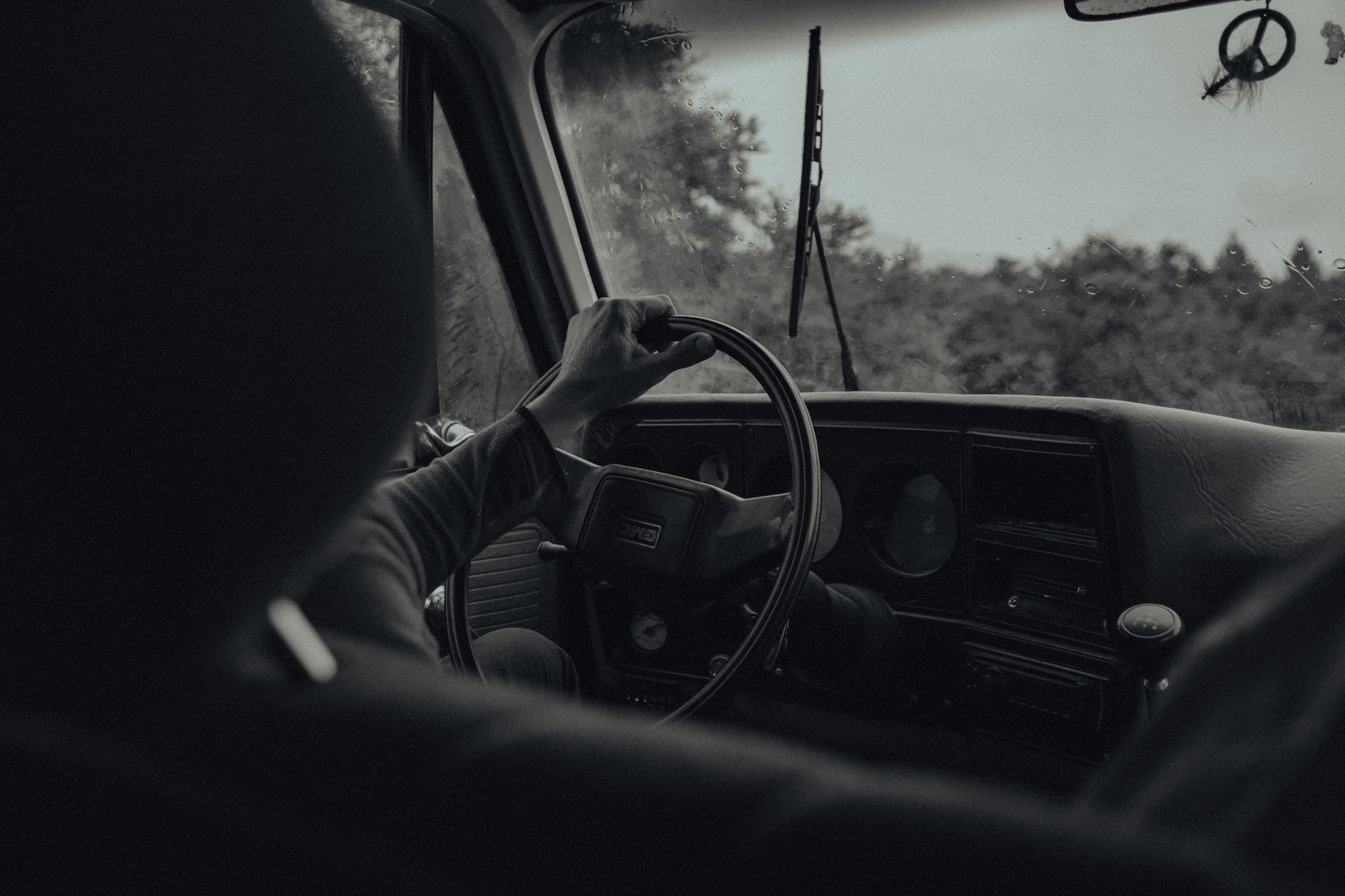 Tableau de bord d'une voiture de collection