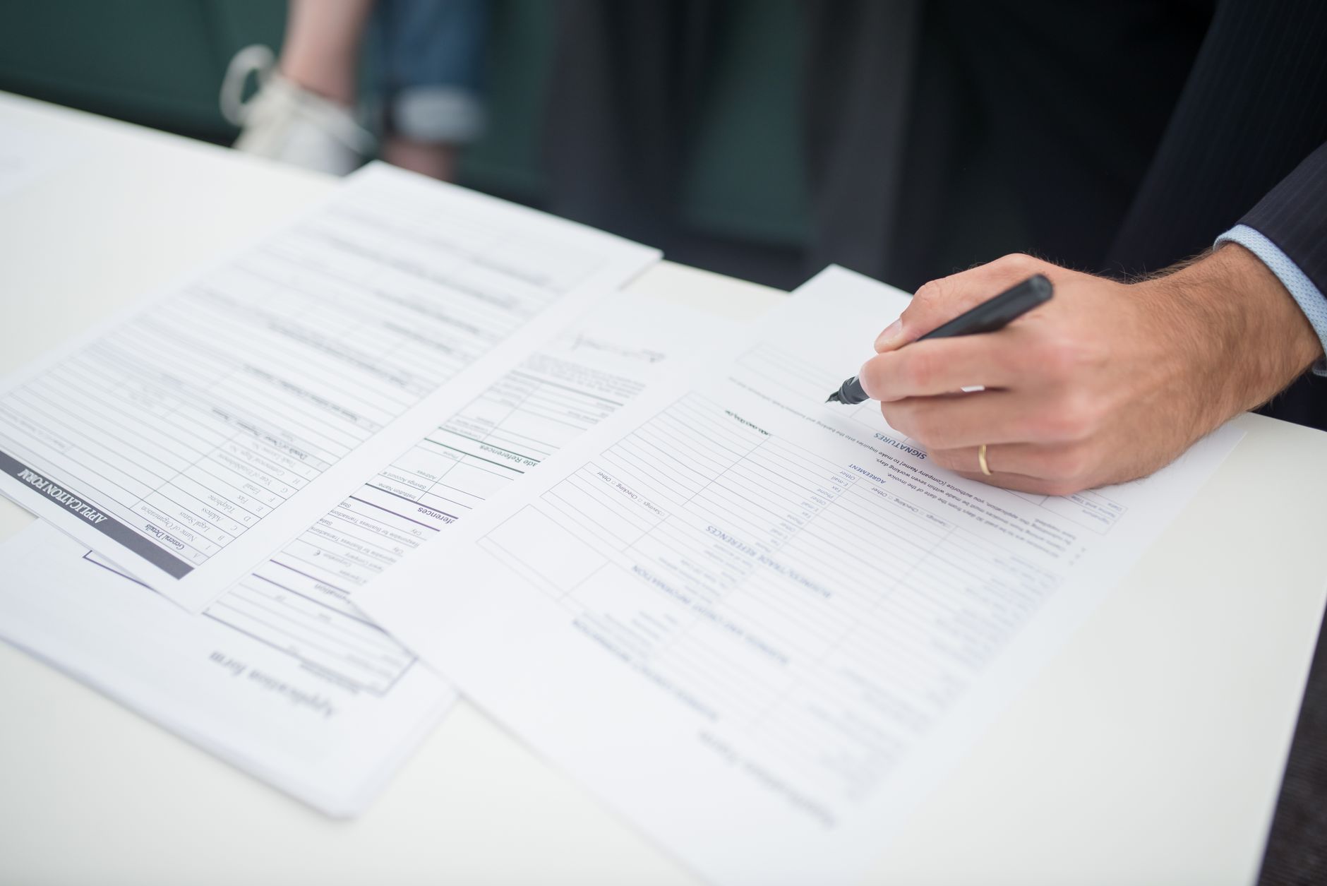 Signature d’un contrat d’assurance
